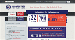 Desktop Screenshot of dallasdemocrats.org