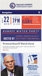 Mobile Screenshot of dallasdemocrats.org